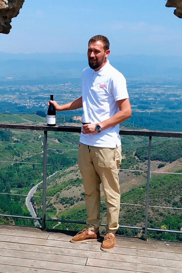 José David Arial de la Bodega Familia Arias Vidal Viticultores